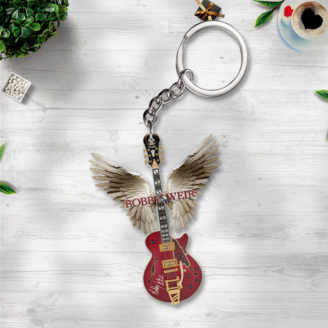 Grateful Dead x Bob Weir Custom Shape 2-sided Keychain – TANTN20170