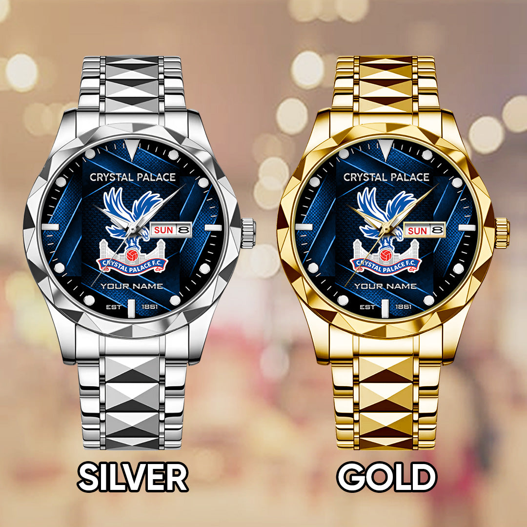 Personalized Crystal Palace FC Alloy Luxury Quartz Watch – TANTN20262