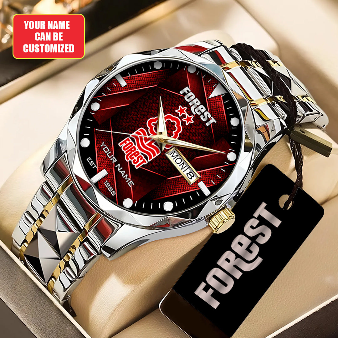 Personalized Nottingham Forest Alloy Luxury Quartz Watch – TANTN20273