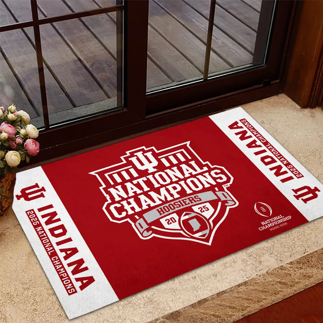 Indiana Hoosiers Football 2025 National Champions Doormat – TANTN20441