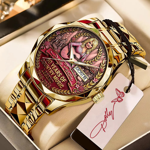 Dolly Parton 80th Anniversary Alloy Luxury Quartz Watch – TANTN20587
