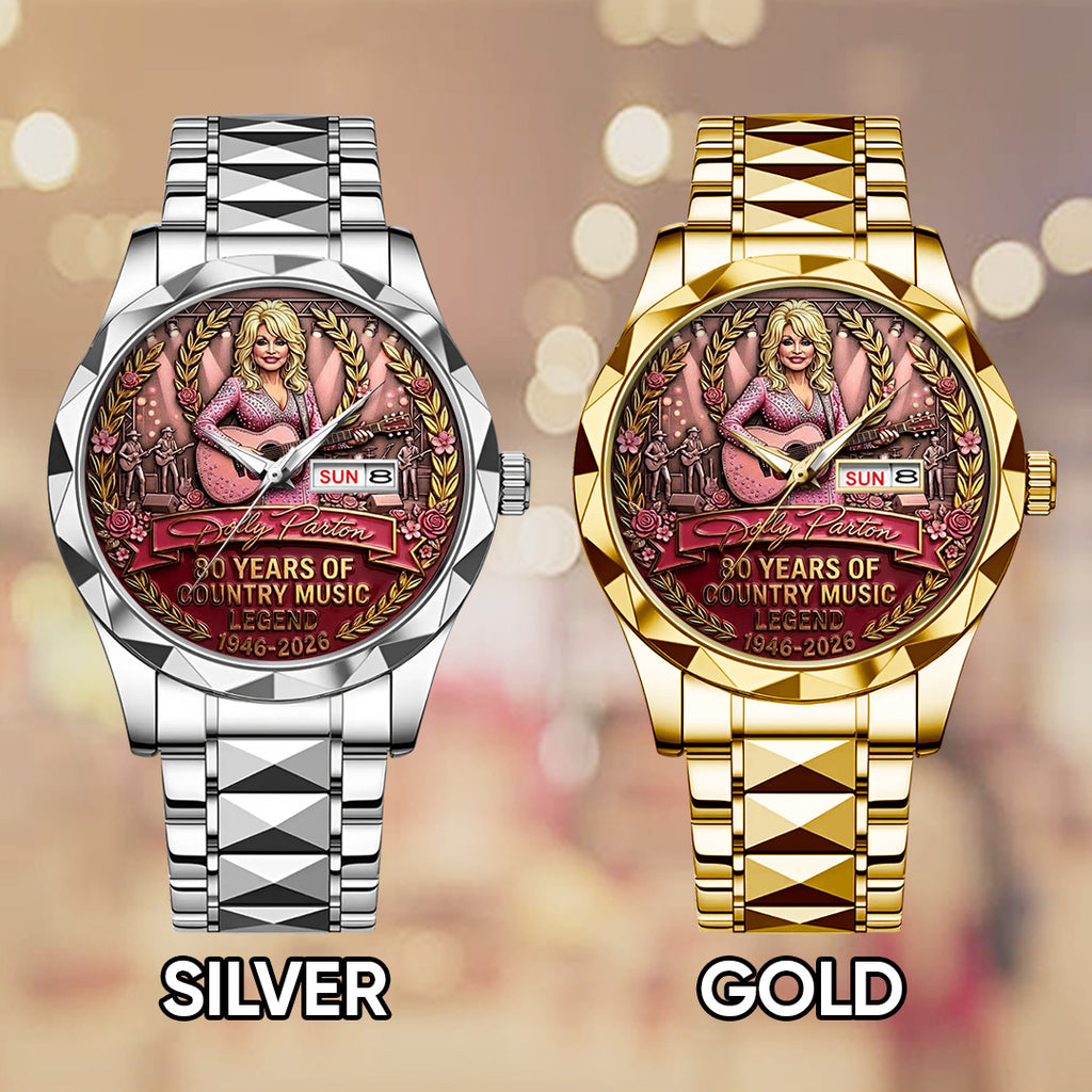 Dolly Parton 80th Anniversary Alloy Luxury Quartz Watch – TANTN20587