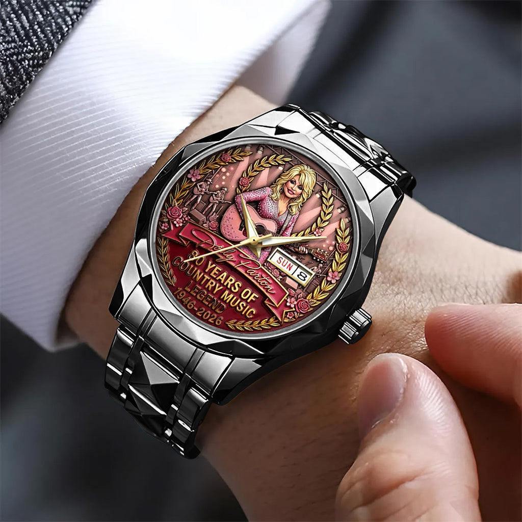 Dolly Parton 80th Anniversary Alloy Luxury Quartz Watch – TANTN20587