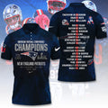 New England Patriots 2025 AFC Champions 3D Apparel – TANTN20626