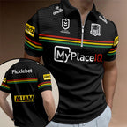 Penrith Panthers 2026 Zip Polo Shirt – TANTN20666