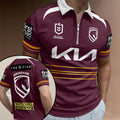 Brisbane Broncos 2026 Zip Polo Shirt – TANTN20668