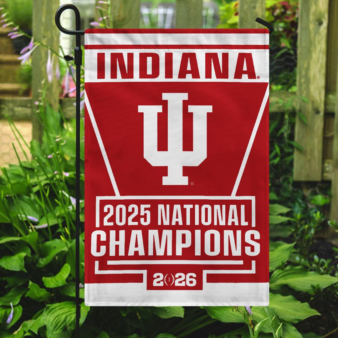 Indiana Hoosiers Football 2025 National Champions Double-side Garden Flag – TANTN20691