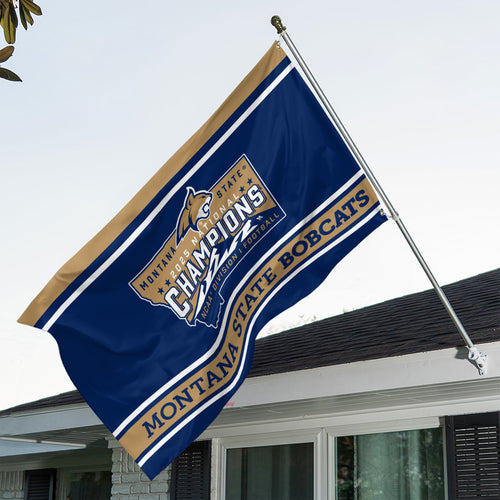 Montana State Bobcats Football 2025 National Champions 3D Double-side House Flag – TANTN20729