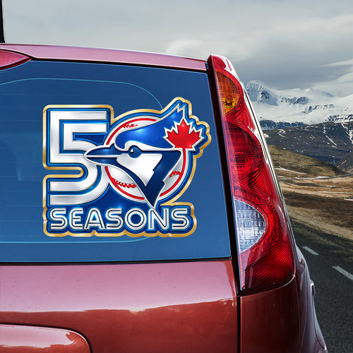 Toronto Blue Jays 50th Anniversary 3D Car Sticker – TANTN20762