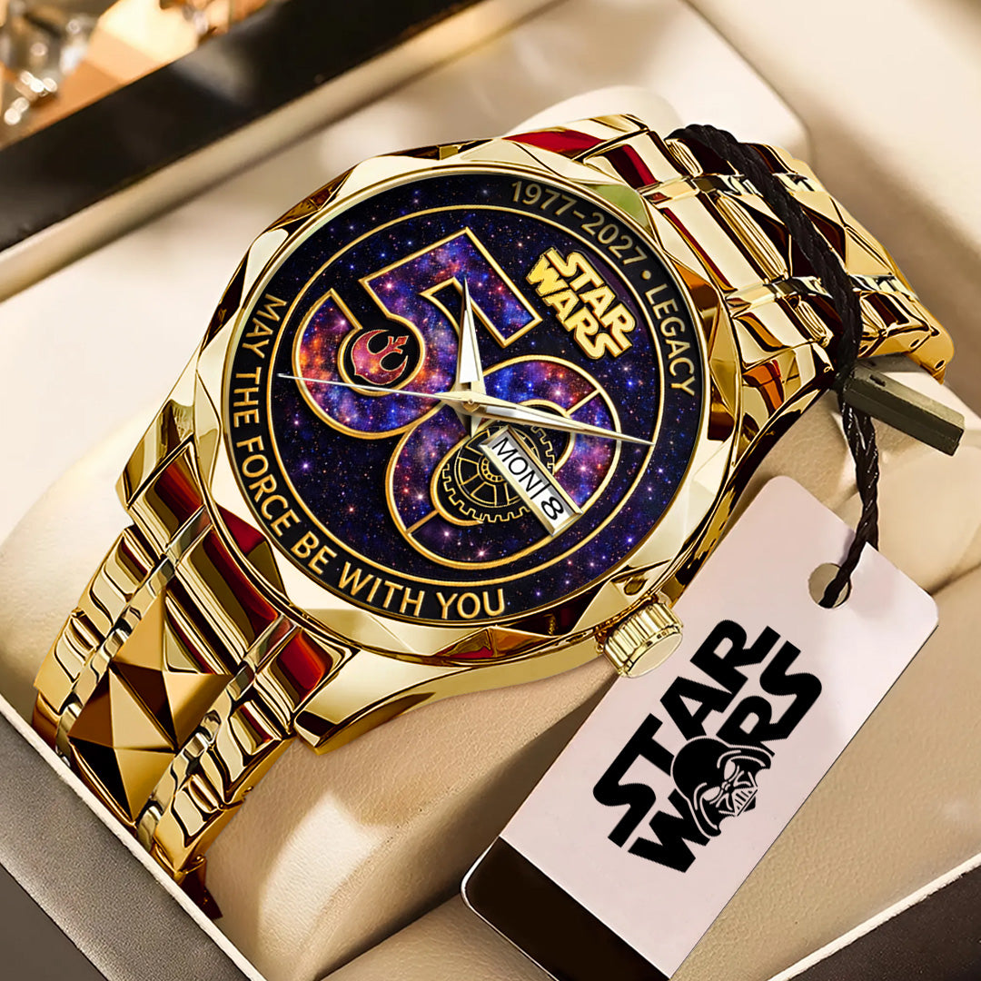 Star Wars 50th Anniversary 2027 Alloy Luxury Quartz Watch – TANTN20870