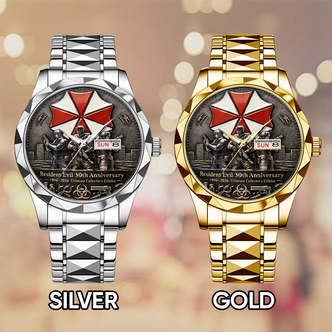 Resident Evil 30th Anniversary Alloy Luxury Quartz Watch – TANTN20934
