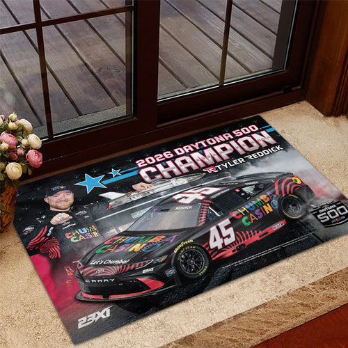 Tyler Reddick 2026 Daytona 500 Champion Custom Doormat – TANTN21132