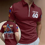 Star Trek 60th Anniversary Zip Polo Shirt – TANTN21159