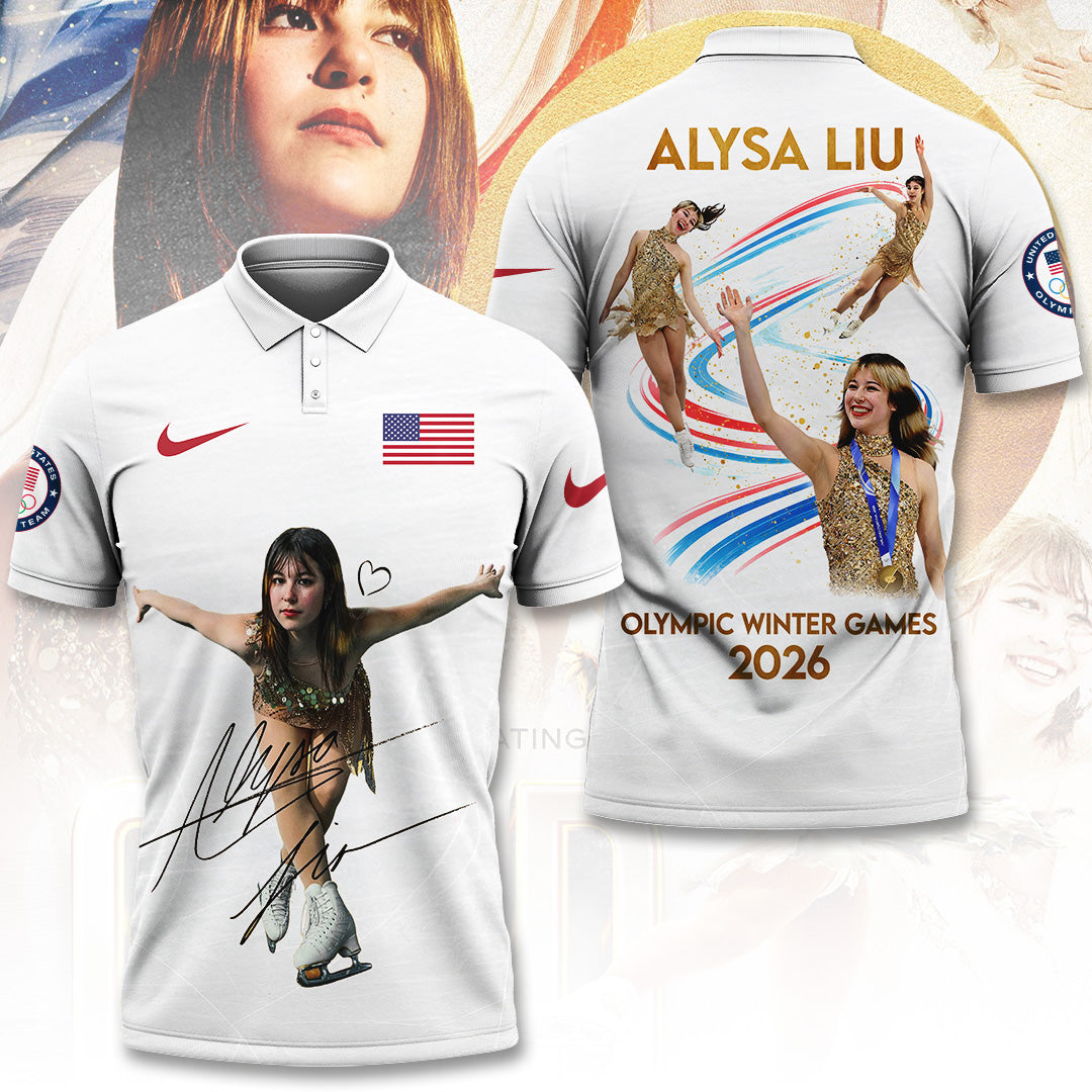 Alysa Liu Olympic Winter Games 2026 3D Apparel – TANTN21169