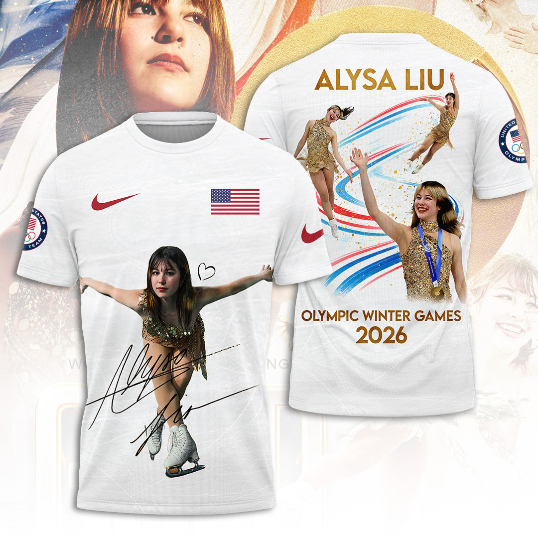 Alysa Liu Olympic Winter Games 2026 3D Apparel – TANTN21169