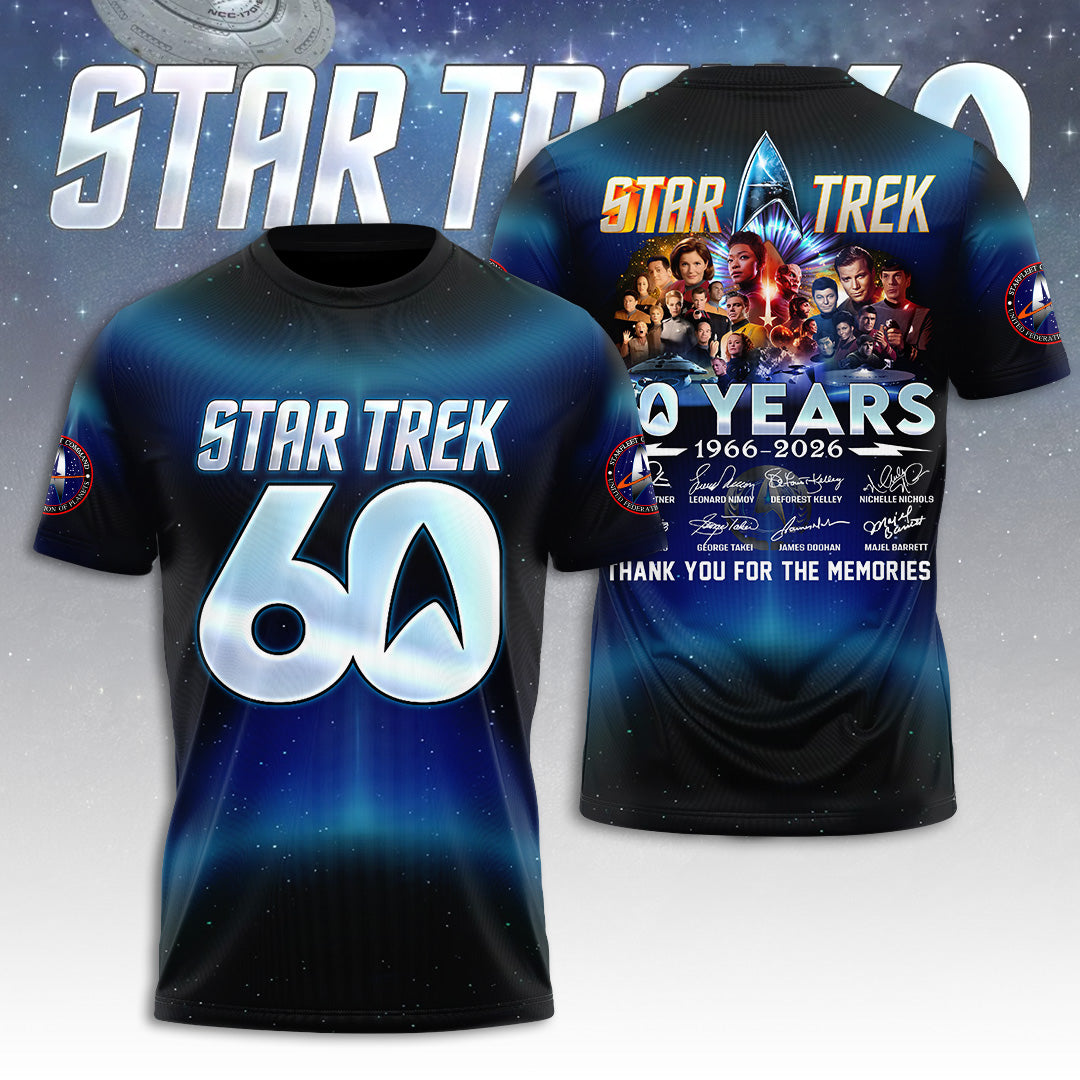 Star Trek 60th Anniversary 2026 3D Apparel – TANTN21232