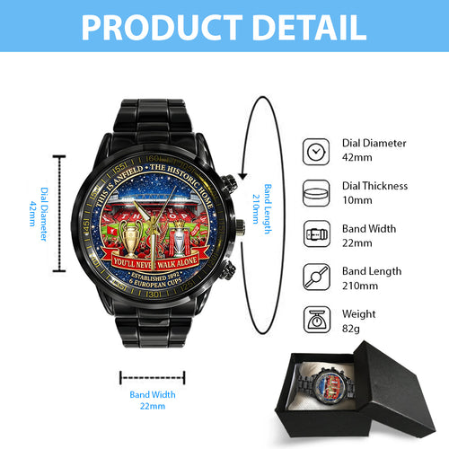 Liverpool FC Black Stainless Steel Watch – TANTN21268
