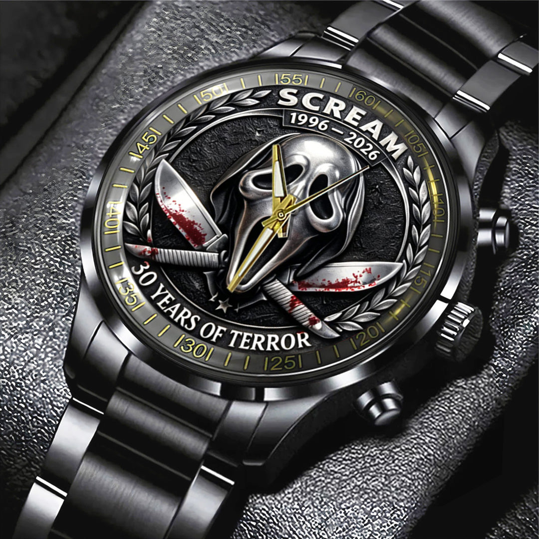 Scream Black Stainless Steel Watch – TANTN21309