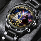 Star Wars 50th Anniversary 2027 Black Stainless Steel Watch – TANTN21321