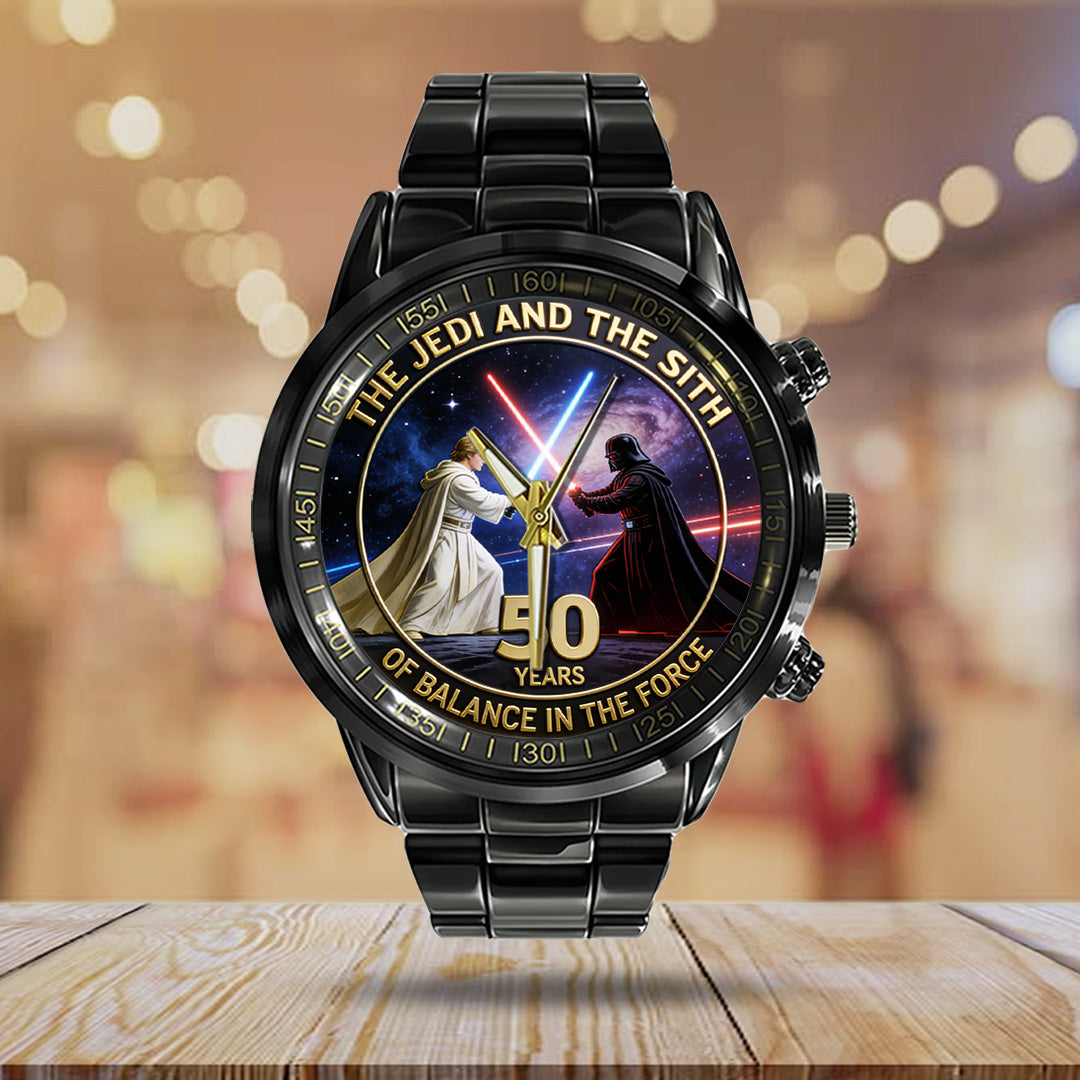 Star Wars 50th Anniversary 2027 Black Stainless Steel Watch – TANTN21321