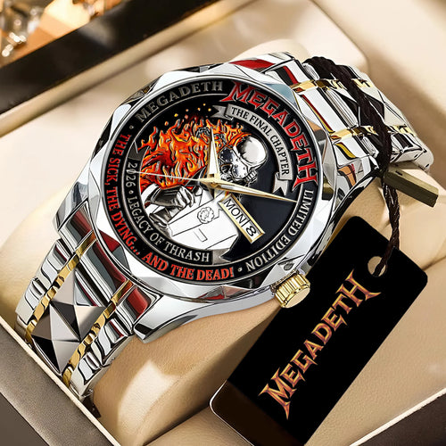 Megadeth Alloy Luxury Quartz Watch – TANTN21457