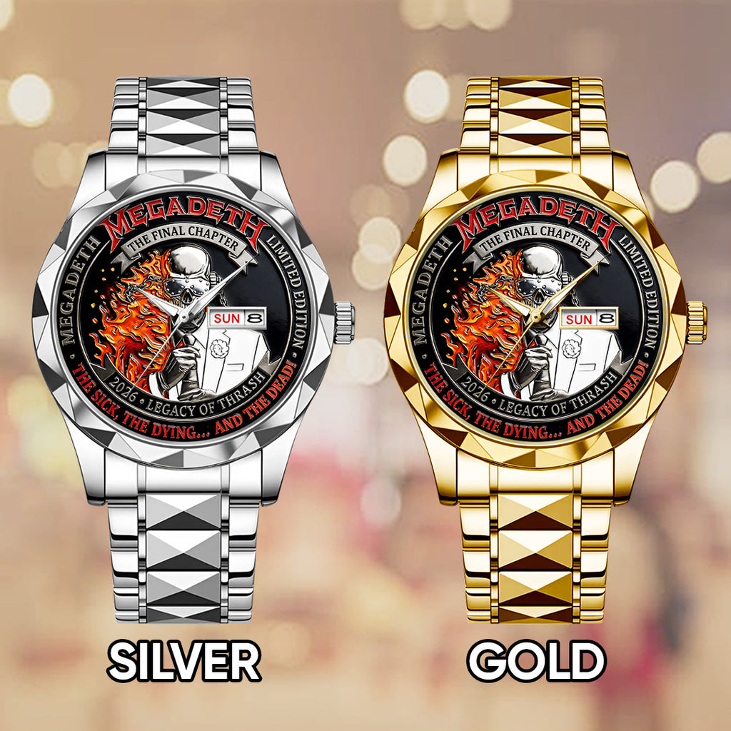 Megadeth Alloy Luxury Quartz Watch – TANTN21457