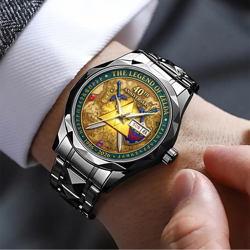The Legend of Zelda 40th Anniversary Alloy Luxury Quartz Watch – TANTN21462