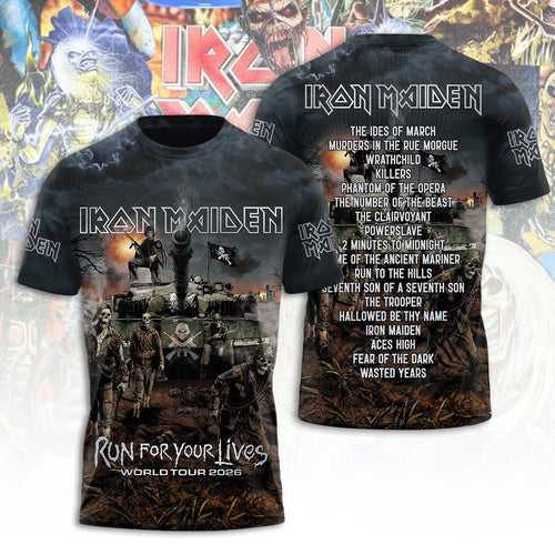 Iron Maiden Tour 2026 3D Apparel – TANTN21473