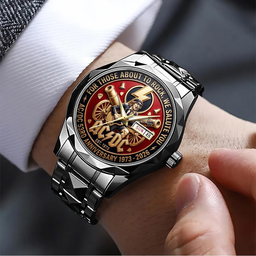 AC/DC Alloy Luxury Quartz Watch – TANTN21489