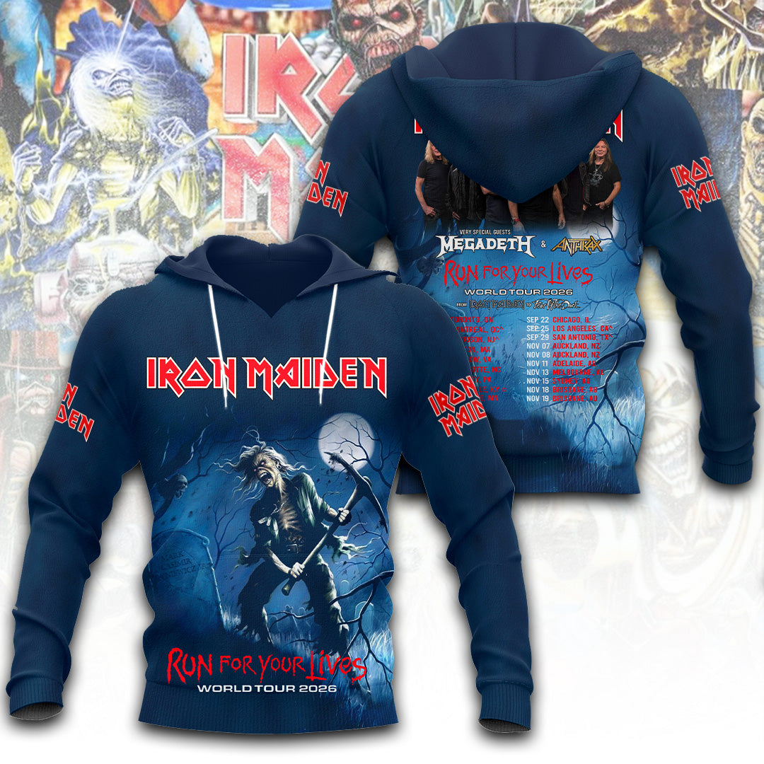 Iron Maiden Tour 2026 3D Apparel – TANTN21533