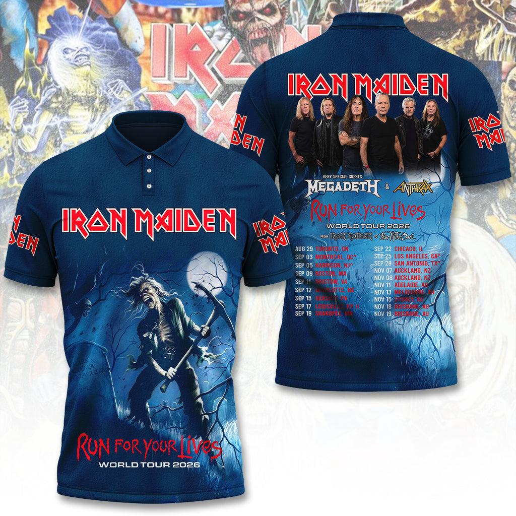 Iron Maiden Tour 2026 3D Apparel – TANTN21533