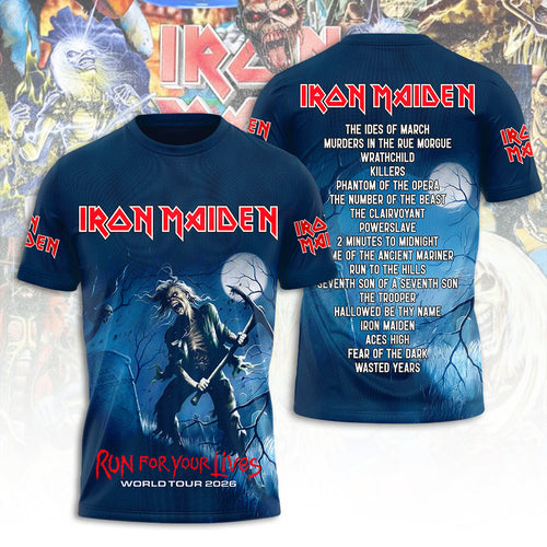 Iron Maiden Tour 2026 3D Apparel – TANTN21534