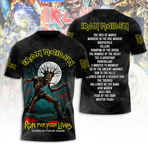 Iron Maiden Tour 2026 3D Apparel – TANTN21538