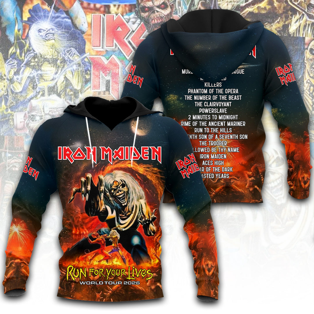 Iron Maiden Tour 2026 3D Apparel – TANTN21540