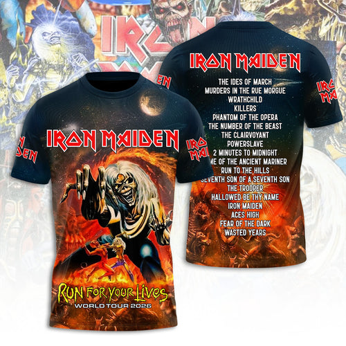 Iron Maiden Tour 2026 3D Apparel – TANTN21540