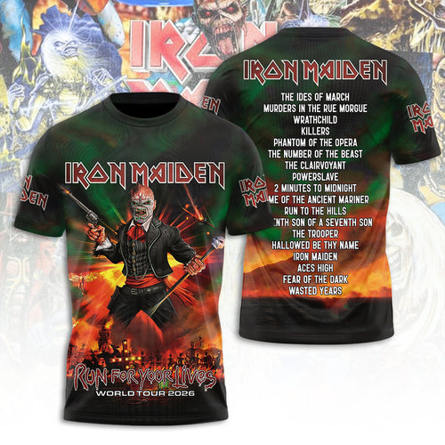 Iron Maiden Tour 2026 3D Apparel – TANTN21542