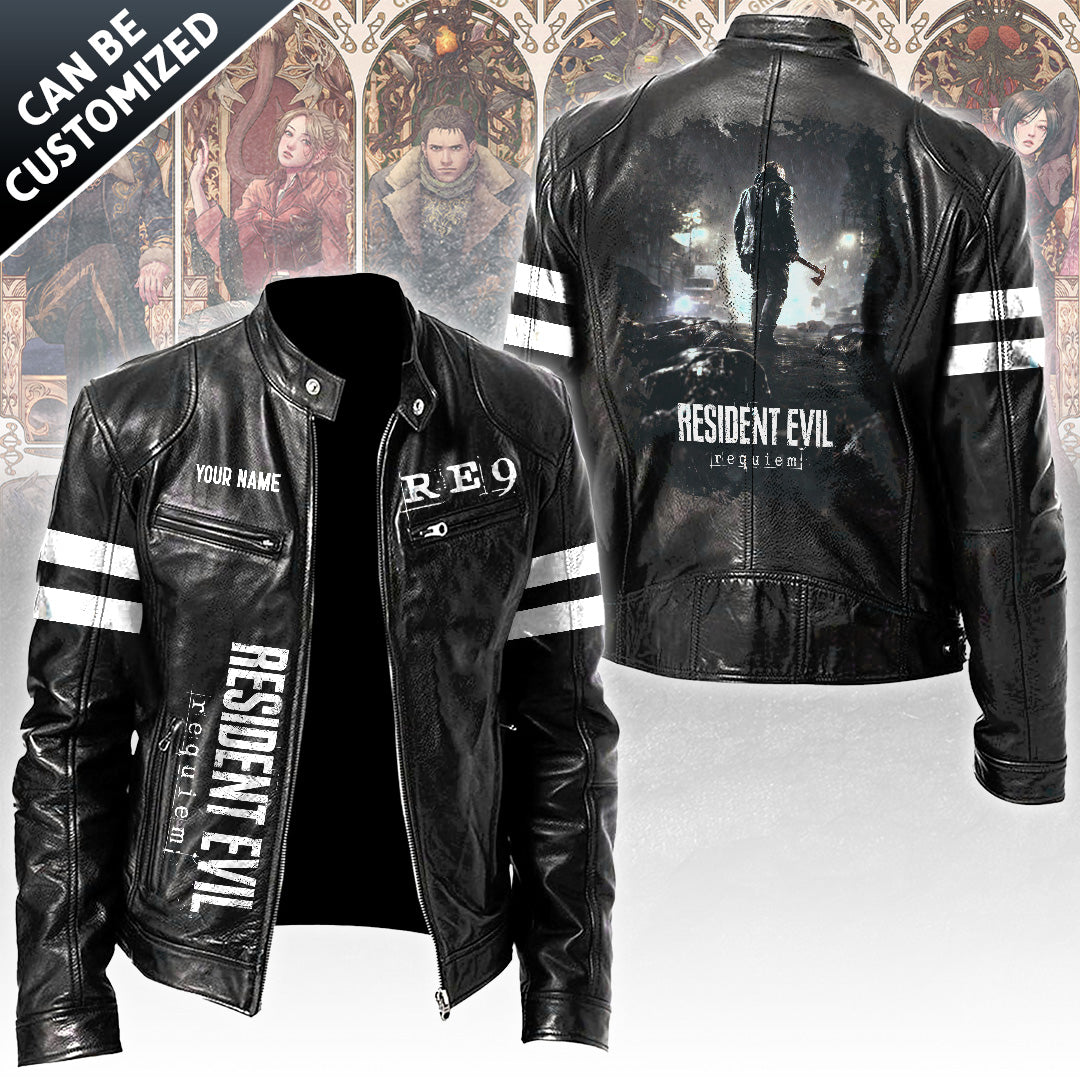 Personalized Resident Evil Requiem Motorcycle Leather Jacket – TANTN21625