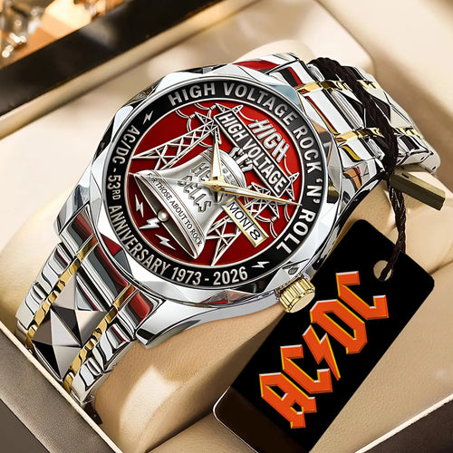 AC/DC 53rd Anniversary Alloy Luxury Quartz Watch – TANTN21650