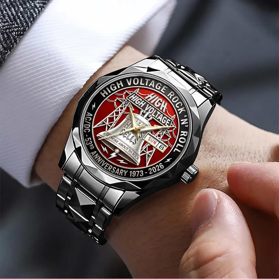 AC/DC 53rd Anniversary Alloy Luxury Quartz Watch – TANTN21650