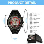 AC/DC 53rd Anniversary Black Stainless Steel Watch – TANTN21651