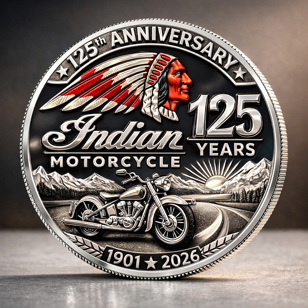Indian Motorcycle 125th Anniversary Commemorative Coin – TANTN21652