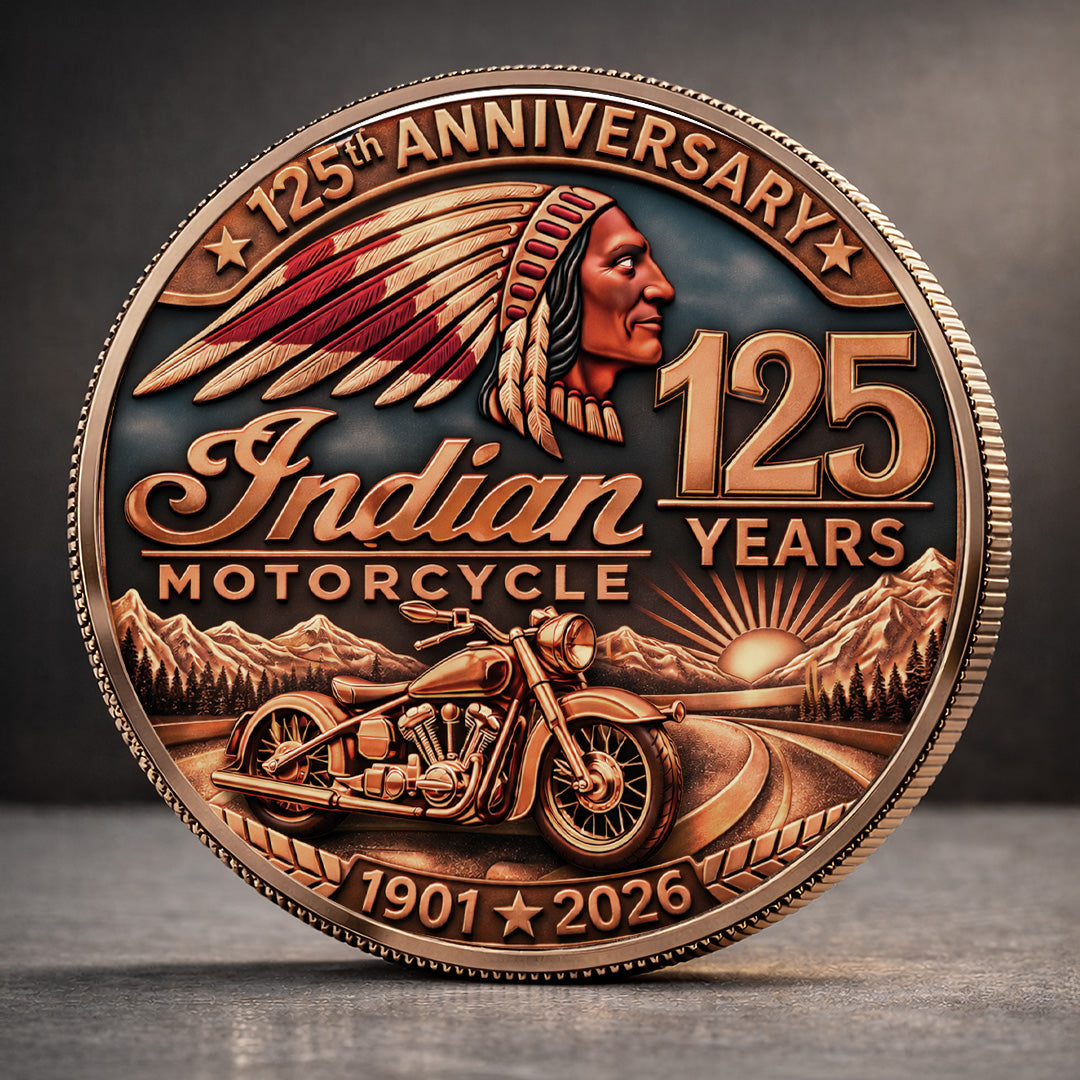 Indian Motorcycle 125th Anniversary Commemorative Coin – TANTN21652