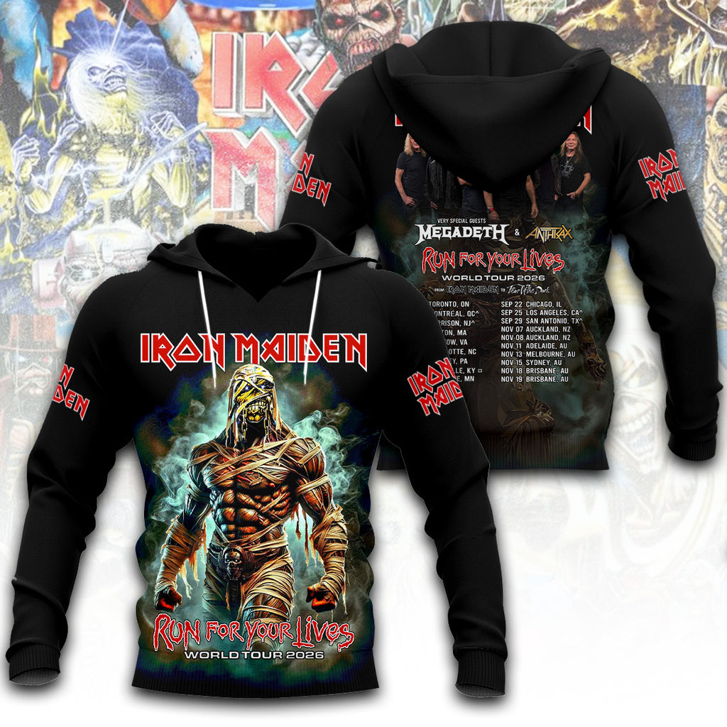 Iron Maiden Tour 2026 3D Apparel – TANTN21662