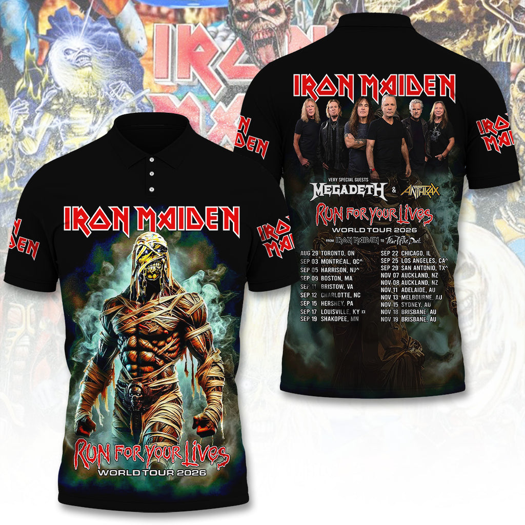 Iron Maiden Tour 2026 3D Apparel – TANTN21662