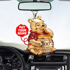 Personalized Winnie-the-Pooh Custom shape 2-sided Acrylic Car Ornament – TANTN21709