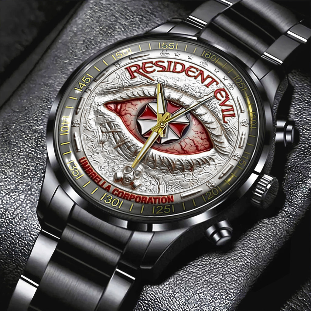 Resident Evil Black Stainless Steel Watch – TANTN21739