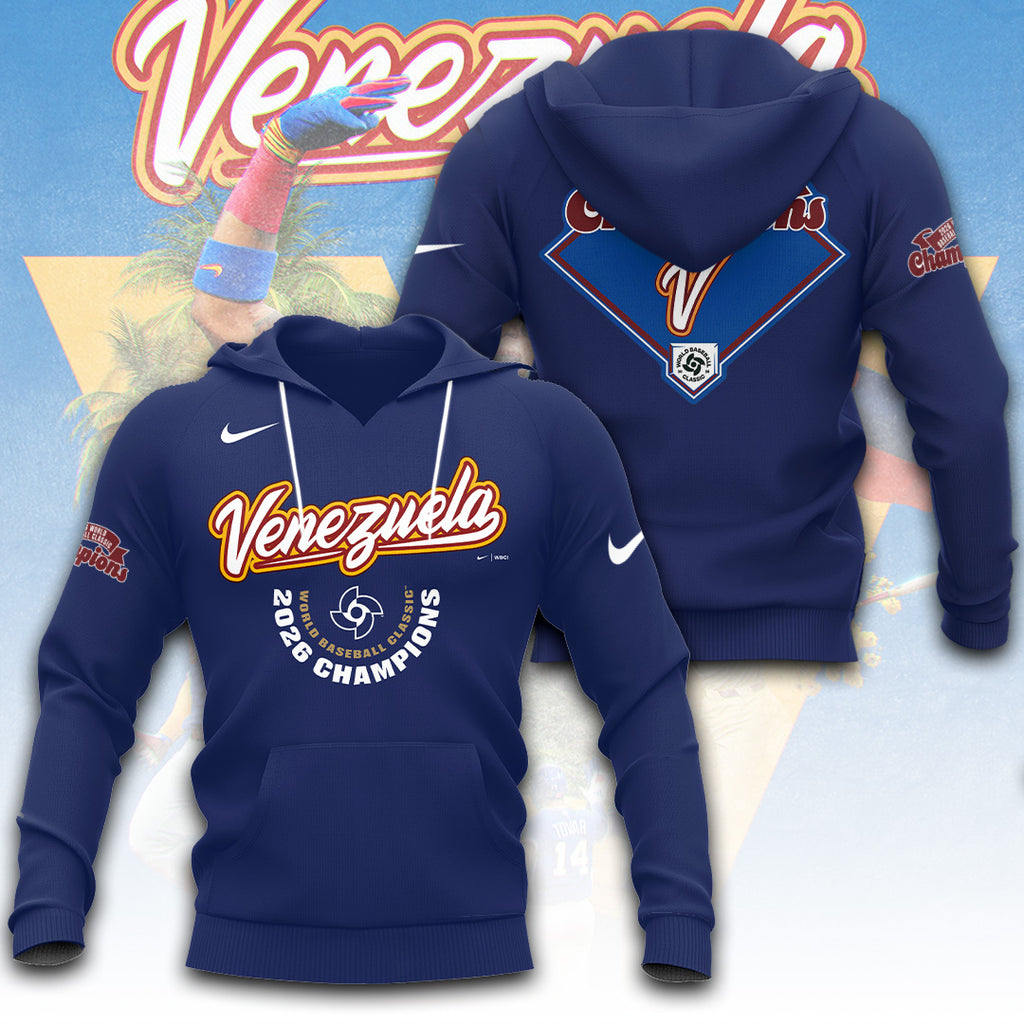 Venezuela 2026 World Baseball Classic Champions 3D Apparel – TANTN21751