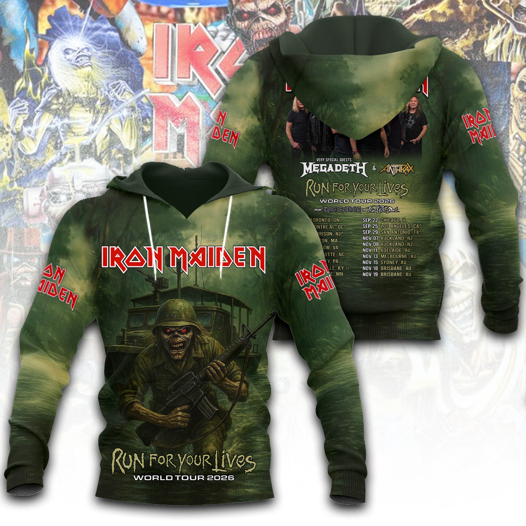 Iron Maiden Tour 2026 3D Apparel – TANTN21810