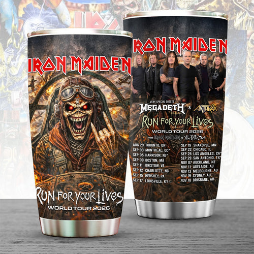 Iron Maiden Tour 2026 Tumbler Cup – TANTN21817