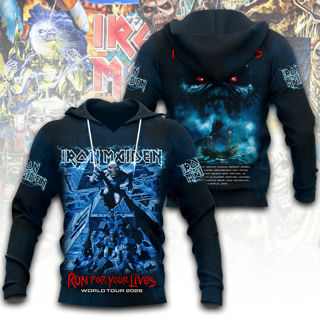 Iron Maiden Tour 2026 3D Apparel – TANTN21872